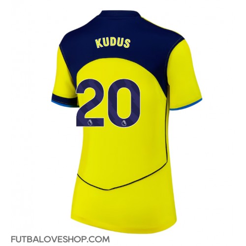 Dres Tottenham Hotspur Mohammed Kudus #20 Tretina pre Ženy 2025-26 Krátky Rukáv